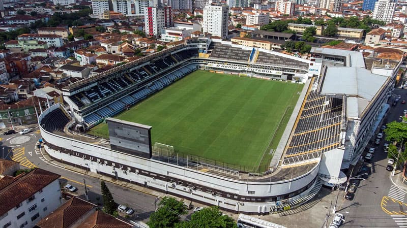 Estádio Vila Belmiro e Memorial das Conquistas do Santos FC, Santos SP