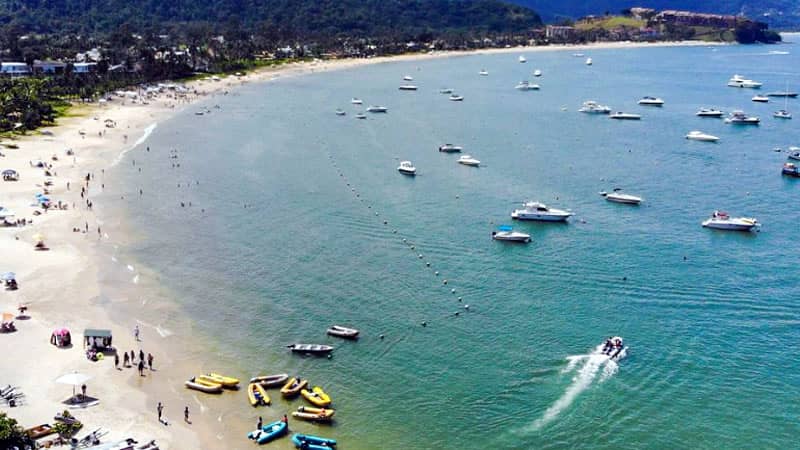 Passeio de Barco pela Ilha Bela, Caraguatatuba SP
