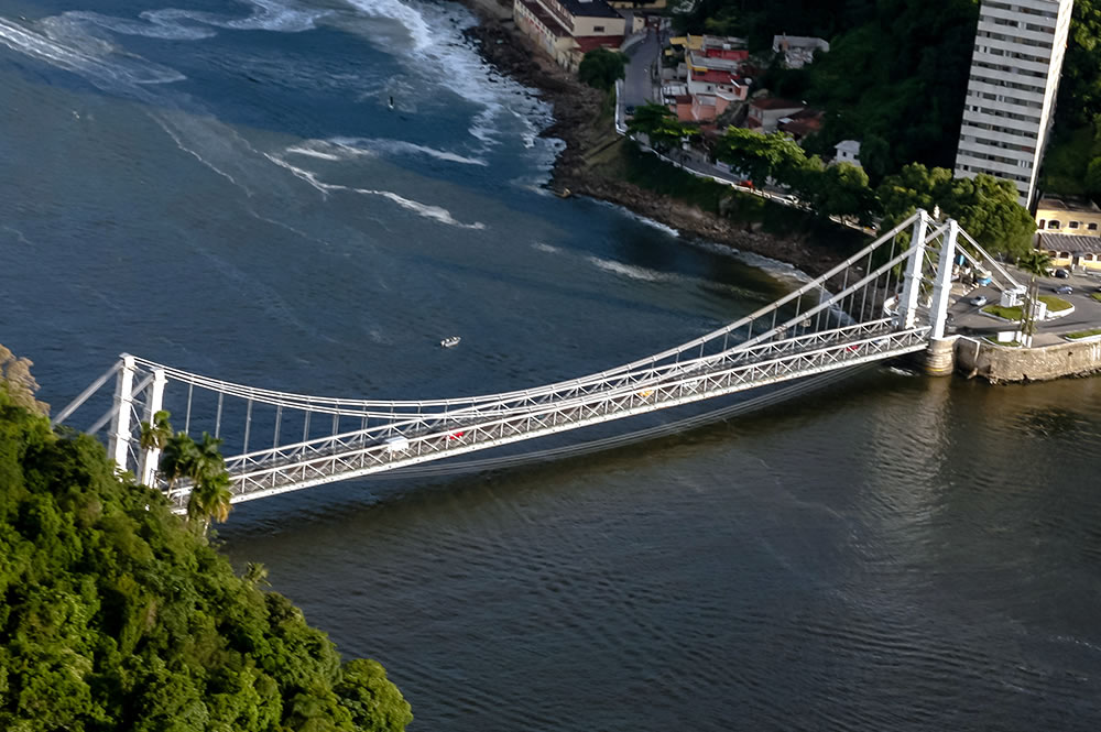 Ponte Pênsil, São Vicente SP